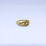 Vintage ring met ringen | 9 karaat goud