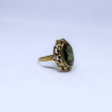 Vintage ring met spinel | 8 karaat goud