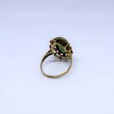 Vintage ring met spinel | 8 karaat goud