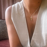 Vintage bedeltje met hakje - 2 cm