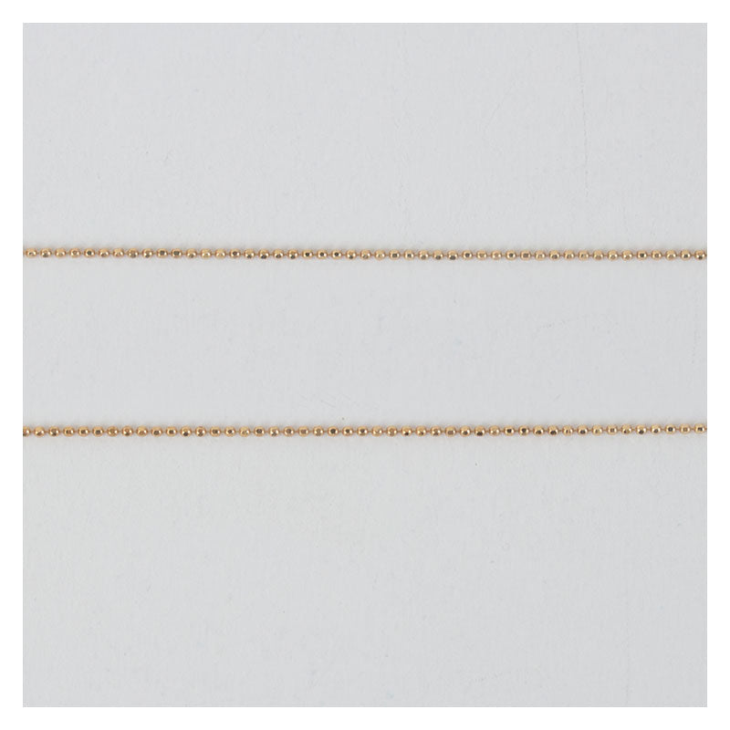 Vintage ketting met kleine bolletjes 42 cm