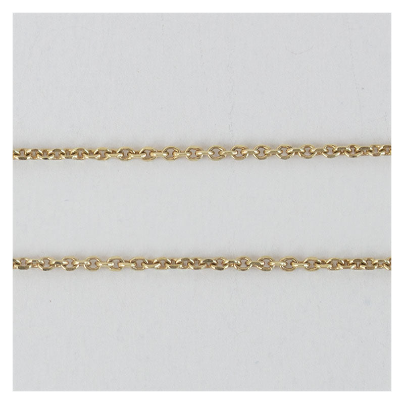 Vintage gouden ketting met anker schakel - 40 cm