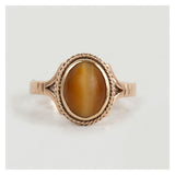 Vintage ring met tijgeroog