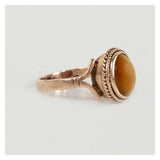 Vintage ring met tijgeroog