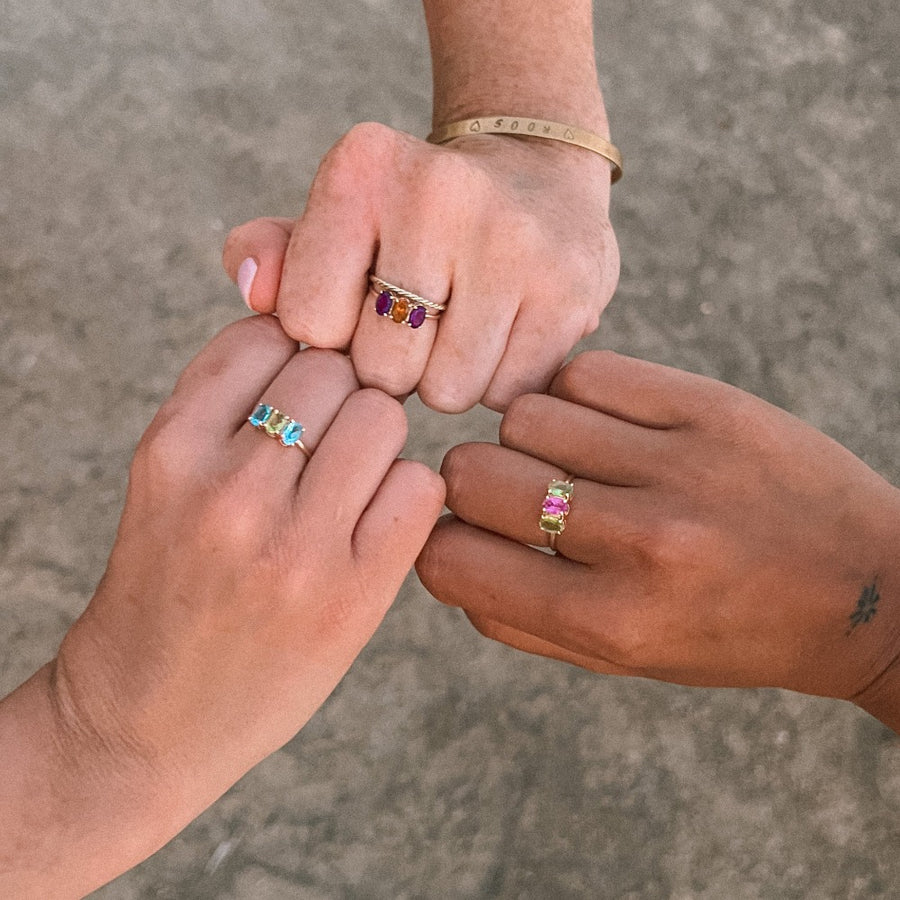 Mayana collectie aan de vinger