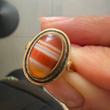 Close up van agaat ring