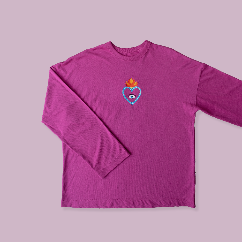 Longsleeve plat voor