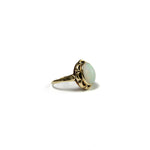 Vintage gouden ring met opaal | 14 karaat