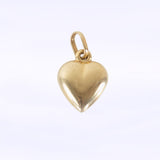 Vintage bedeltje hartje | 1 cm