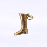 Vintage 14 karaat gouden bedeltje laars