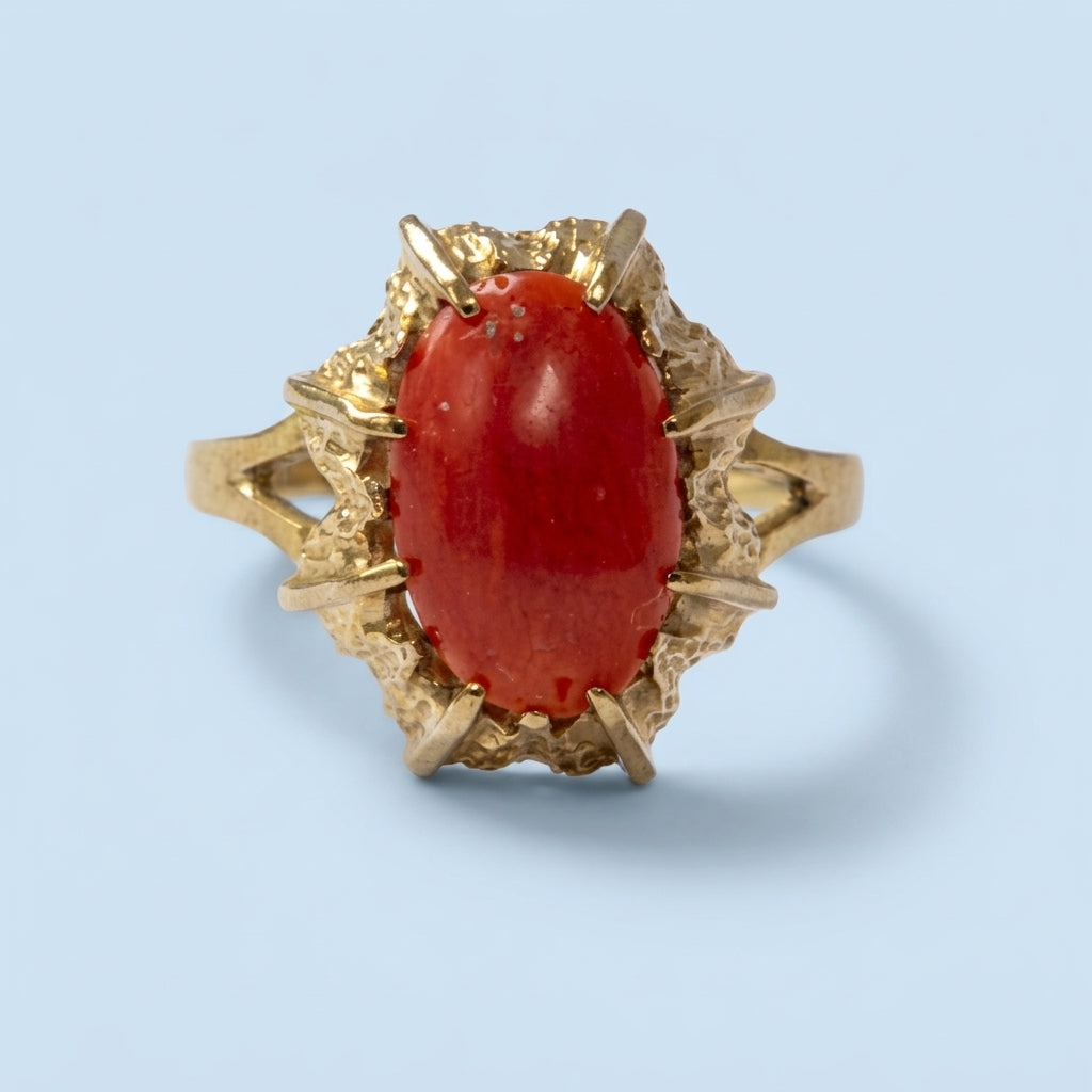 ring met carneool