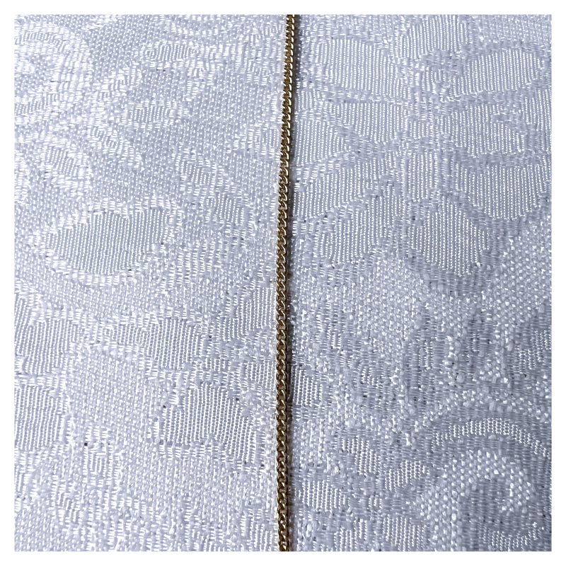 Close up: Vintage gouden ketting met gourmet schakel - 45 cm